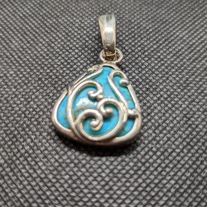 Sterling Silver and Turquoise Pendant